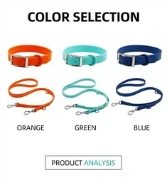 Smycz dla psa o regulowanej długości z PVC